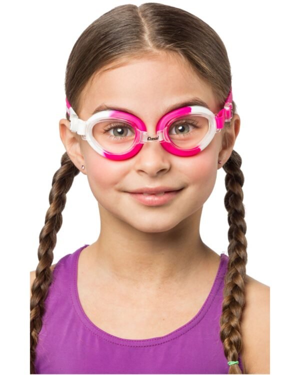 Gafas de Natación Cressi Starfish Blanco/Rosa | Cómodas y Seguras para Niños de 4 a 8 Años - Image 2